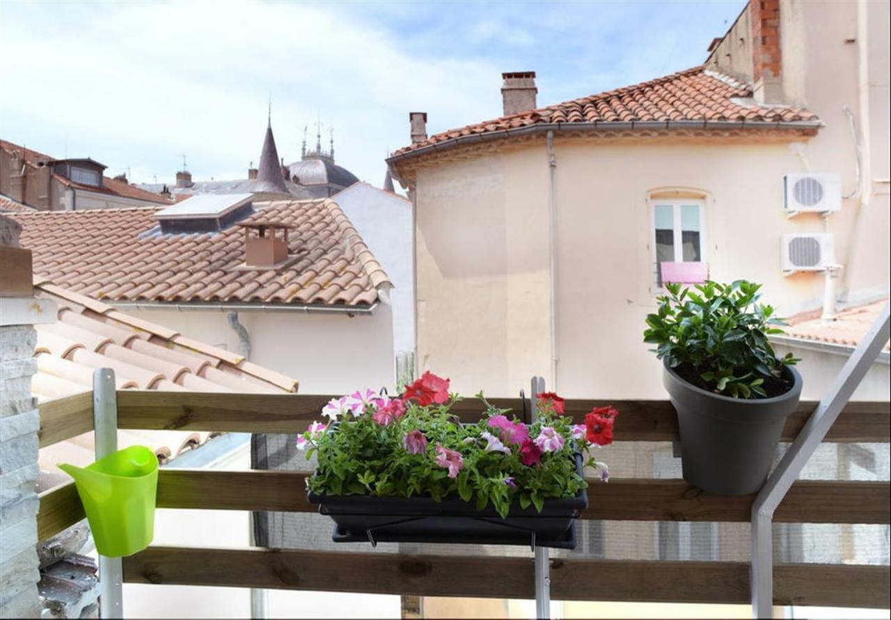 Beziers Studio Terrasse 외부 사진
